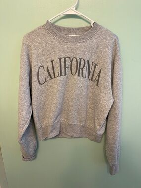 Reflex Light Gray Pullover Crewneck